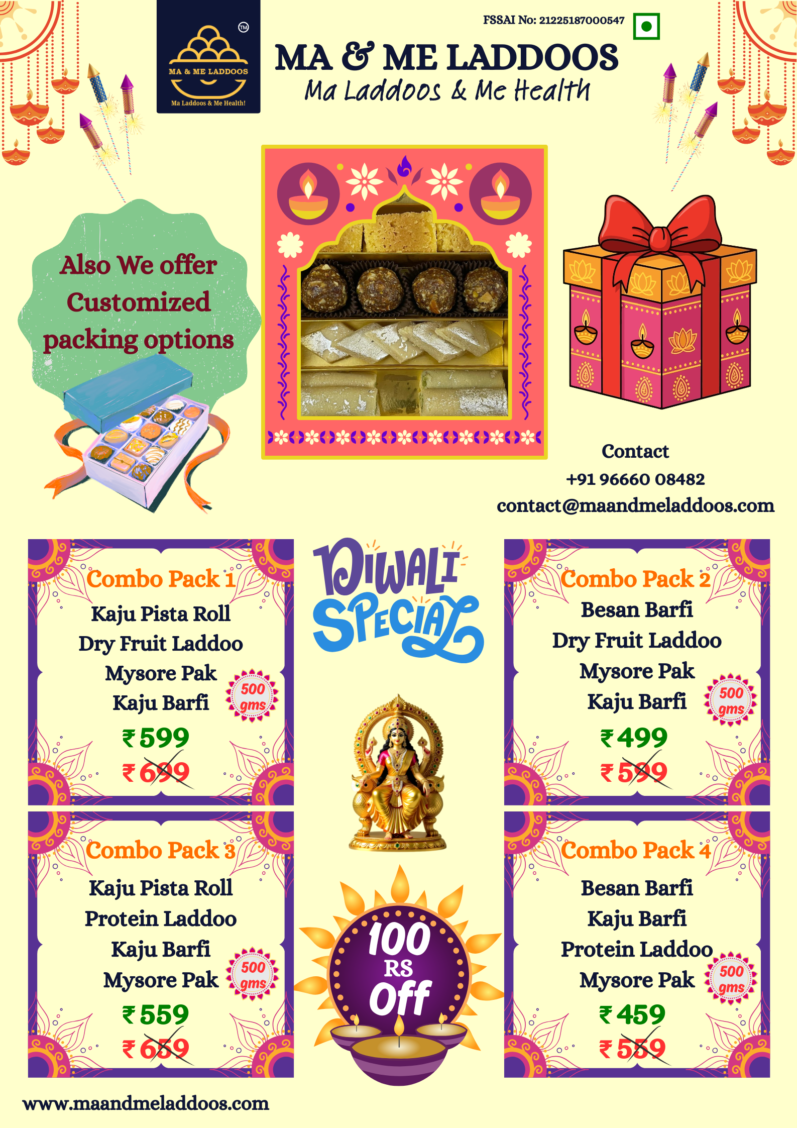 Diwali Offer - Ma & Me Laddoos